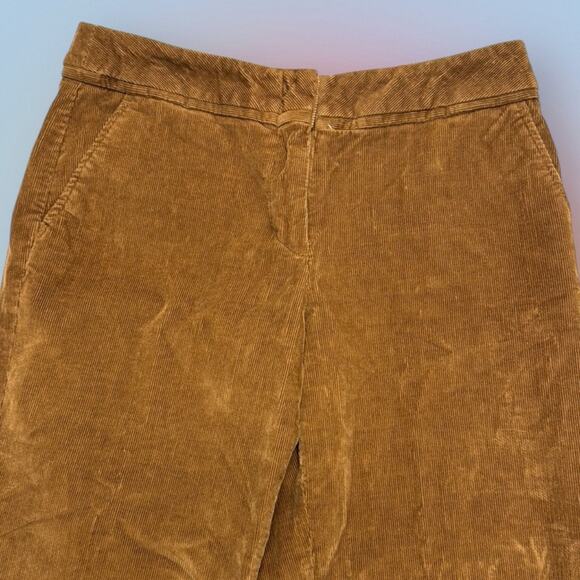 TALBOTS PETITES Women’s 8 Stretch Brown Corduroy Pants - Picture 1 of 4